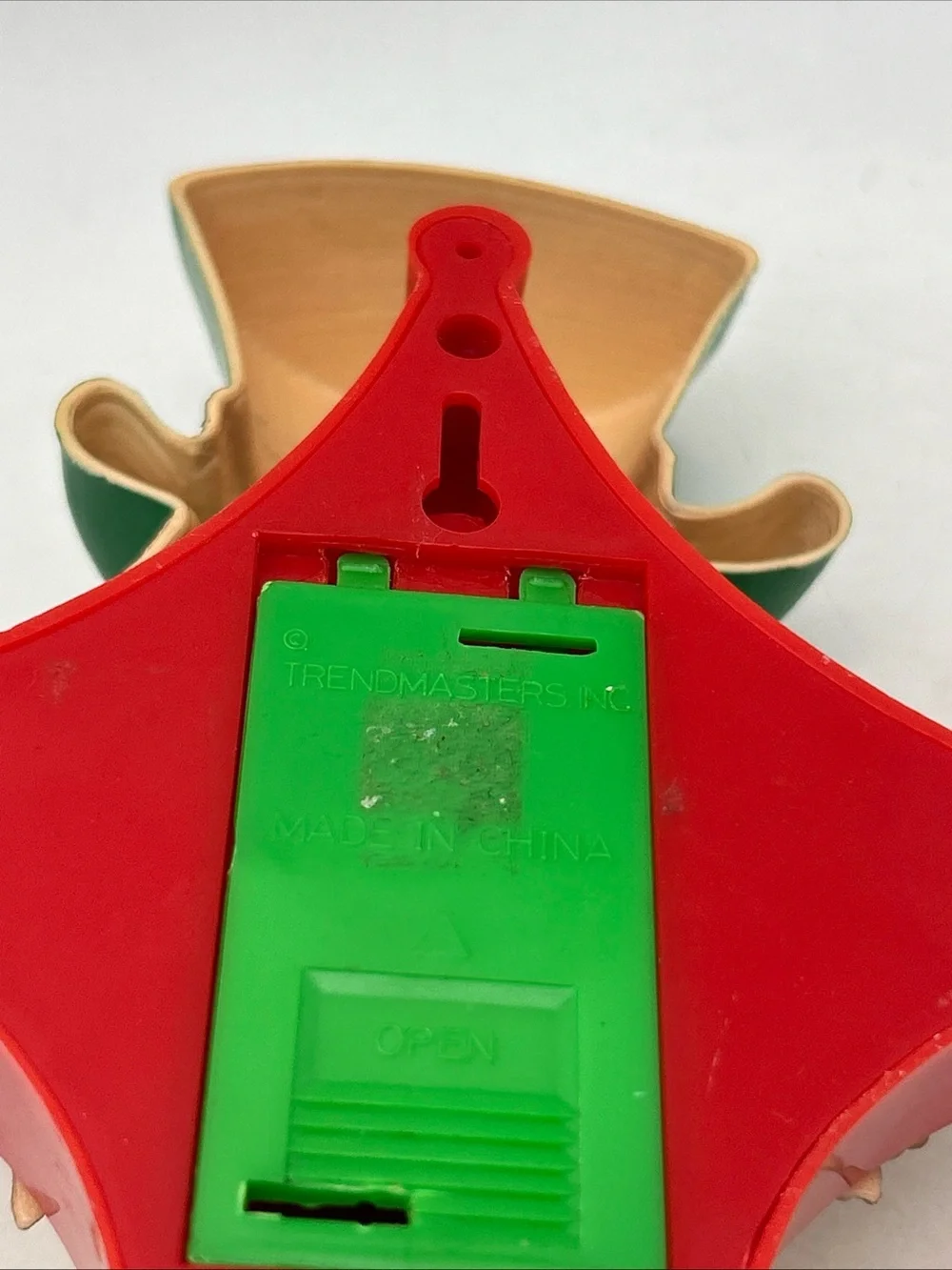 Vtg 10” Talking Scrooge Christmas Door Knocker Trendmasters Inc. Holiday Decor